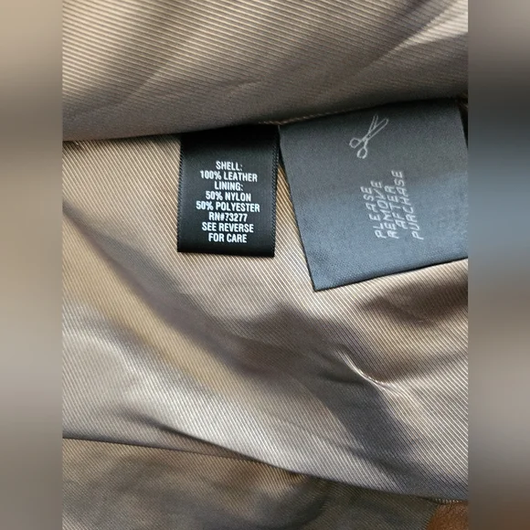 Vintage - Leather NWT Croft & Barrow "Caramel" Buttery Soft Jacket - Size XL - Picture 9 of 9